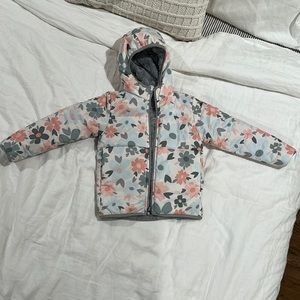 Girls North Face Reversible Jacket - Size 5T
